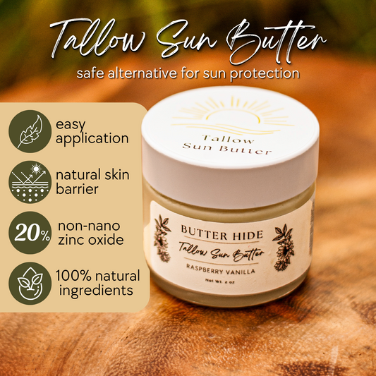 Tallow Sun Butter Jar